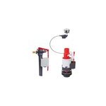 Mcanisme de chasse d'eau double chasse latral 3l / 6l wirquin mw2 + cble + robinet