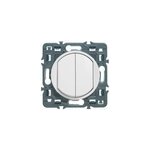 M�canisme double va - et - vient legrand c�liane 10a blanc
