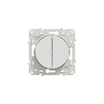 Mécanisme interrupteur double va - et - vient schneider electric odace blanc Mécanisme interrupteur double va - et - vient schneider electric odace blanc
