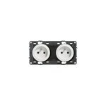 M�canisme de prise 2 prises 2 p + t legrand c�liane blanc