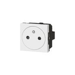 M�canisme prise 2p�les + terre affleurante 2 modules legrand mosa�c