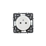 Mcanisme de prise de courant avec terre affleurante legrand cliane 16a blanc