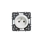 Mcanisme de prise de courant avec terre legrand cliane 16a blanc