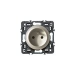 Mcanisme de prise de courant avec terre legrand cliane 16a titane