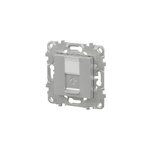 Prise rj45 grade 1 cat 6 stp  vis schneider electric unica dco aluminium