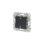 Interrupteur commande vmc 2 boutons 10a schneider electric unica dco anthracite