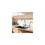 M�langeur de cuisine savo en laiton couleur argent� h. 29, 8 cm