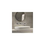 Mlangeur de lavabo mural, chrome, edouard rousseau wall