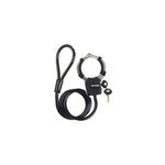 Menottes antivol master lock noir 1 m