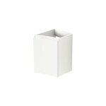 Meuble compl�ment sous vasque l. 34 cm, blanc, version droite, vague