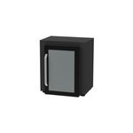 Meuble de cuisine d'extrieur pour frigo 80 x 55 cm noir le marquier
