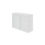 Meuble haut de cuisine avec 2 portes goodhome ash gris mat et blanc l. 100 x h. 72 cm Meuble haut de cuisine avec 2 portes goodhome ash gris mat et blanc l. 100 x h. 72 cm