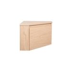 Meuble lave - mains d'angle  suspendre l. 36, 5 x h. 28 x p. 36, 5 cm, effet bois, homesight noma
