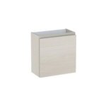 Meuble lave mains l. 45 x h. 44 x p. 21 cm, effet ch�ne, calao