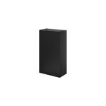 Meuble lave mains  poser noir mat l. 44 x h. 79 x p. 23 cm, goodhome imandra