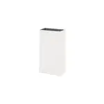 Meuble lave mains suspendu l. 44 x h. 79 x p. 23 cm, blanc mat, goodhome imandra