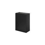 Meuble lave mains suspendu noir mat l. 44 x h. 55 x p. 23 cm, goodhome imandra