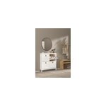Meuble rangement chaussures 2 niveaux madrid l. 102, 6 x h. 102, 9 x p. 24, 6 cm