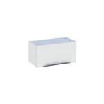 Meuble de salle de bains haut blanc brillant l. 60 x h. 30 x p. 30 cm, pamili Meuble de salle de bains haut blanc brillant l. 60 x h. 30 x p. 30 cm, pamili