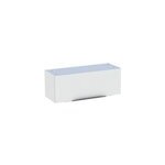 Meuble de salle de bains haut blanc brillant l. 80 x h. 30 x p. 30 cm, pamili
