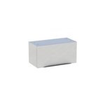 Meuble de salle de bains haut blanc mat l. 60 x h. 30 x p. 30 cm, pamili