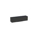 Meuble de salle de bains haut noir mat l. 120 x h. 30 x p. 30 cm, pamili