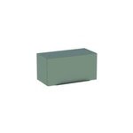 Meuble de salle de bains haut vert sauge mat l. 60 x h. 30 x p. 30 cm, pamili