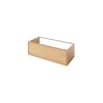Meuble sous vasque 1 tiroir à suspendre goodhome avela placage chêne 100 cm Meuble sous vasque 1 tiroir à suspendre goodhome avela placage chêne 100 cm