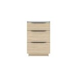 Meuble sous vasque  poser effet bois l. 60 x h. 88 x p. 50 cm, pamili