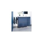 Meuble sous vasque suspendu faible profondeur l. 80 x h. 60 x p. 36 cm, bleu nuit mat, goodhome imandra ...