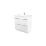 Meuble vasque à poser blanc l. 80 cm imandra + plan vasque blanc céramique lana, goodhome Meuble vasque à poser blanc l. 80 cm imandra + plan vasque blanc céramique lana, goodhome