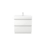 Meuble vasque à poser blanc l. 80 cm imandra + plan vasque blanc céramique nira, goodhome Meuble vasque à poser blanc l. 80 cm imandra + plan vasque blanc céramique nira, goodhome