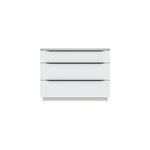 Meuble sous vasque à poser blanc brillant l. 120 x h. 88 x p. 50 cm, pamili Meuble sous vasque à poser blanc brillant l. 120 x h. 88 x p. 50 cm, pamili