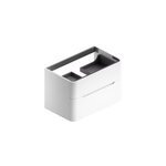 Meuble sous vasque suspendu l. 84 x h. 55 x p. 50, 5 cm, blanc mat, alba