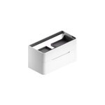 Meuble sous vasque suspendu l. 104 x h. 55 x p. 50, 5 cm, blanc mat version centre, alba