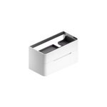 Meuble sous vasque suspendu l. 104 x h. 55 x p. 50, 5 cm, blanc mat, version droite, alba