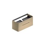 Meuble sous vasque suspendu l. 119 x h. 55 x p. 50, 5 cm, d�cor bois naturel, alba