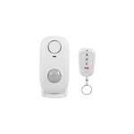 Mini alarme  dtecteur de mouvement irp + sirne et tlcommande 2 touches