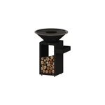 Mini huilier b. b. o pro pour brasero � 58 / 68 cm noir oyat