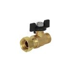 Mini vanne d'arr�t m�le 15 / 21 - ecrou tournant 15 / 21 somatherm for you