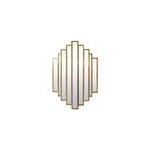 Miroir art d�co dor� l. 51 x h. 80 cm emde