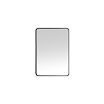 Miroir en métal rectangle l. 61 x h. 91 cm noir Miroir en métal rectangle l. 61 x h. 91 cm noir