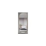Miroir ovale mtal dor h. 100cm ornami, elvie