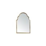 Miroir rectangulaire style vintage effect dor� arabesque l. 60 x h. 90 x ep. 5 cm