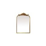 Miroir rectangulaire style vintage effet brillant doré l. 60 x h. 90 x ep. 10 cm Miroir rectangulaire style vintage effet brillant doré l. 60 x h. 90 x ep. 10 cm