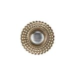 Miroir rond convexe dentelle dor� �21. 5cm emde