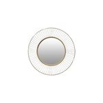 Miroir rond métal filaire doré 50 cm Miroir rond métal filaire doré 50 cm