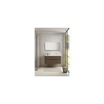 Miroir de salle de bains lumineux led l. 120 x h. 60 x p. 3 cm