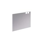 Miroir de salle de bains lumineux led avec 2 spots h. 70 x l. 90 cm, archi