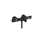 Mitigeur de baignoire thermostatique noir hansgrohe ecostat
